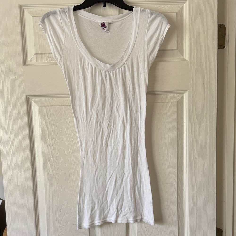 Classic White Short Sleeve Women's Tee